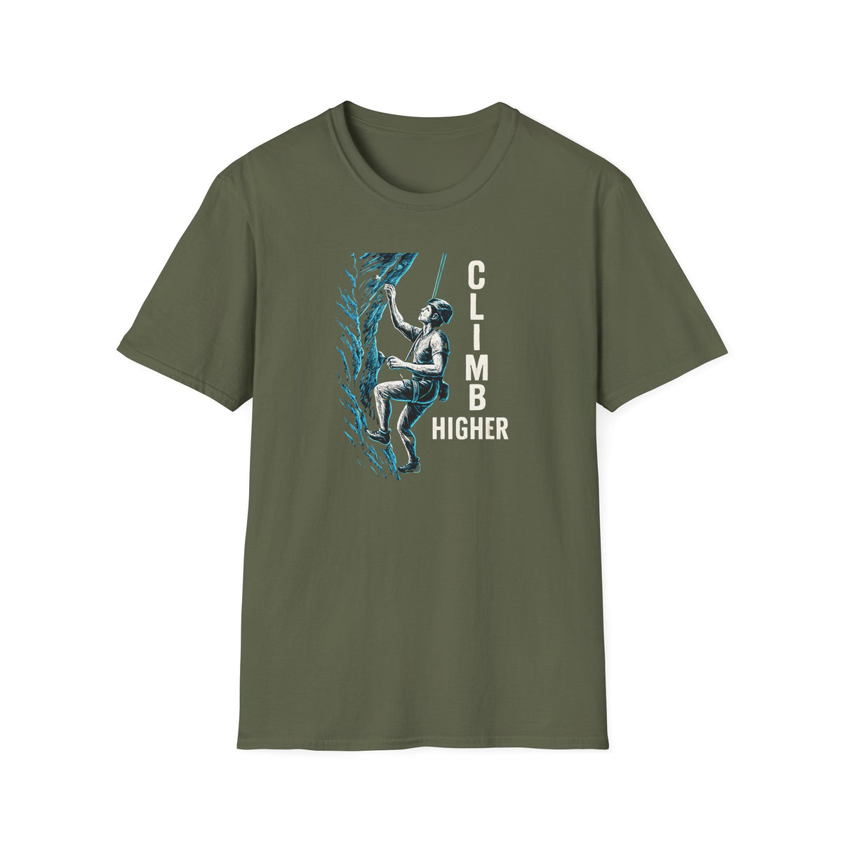 Climber Scaling Cliff T-Shirt