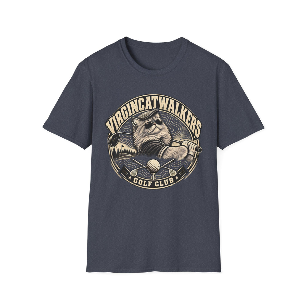 VirginCatWalkers Golf Club Swinging Cool - Vintage Heathered Collection