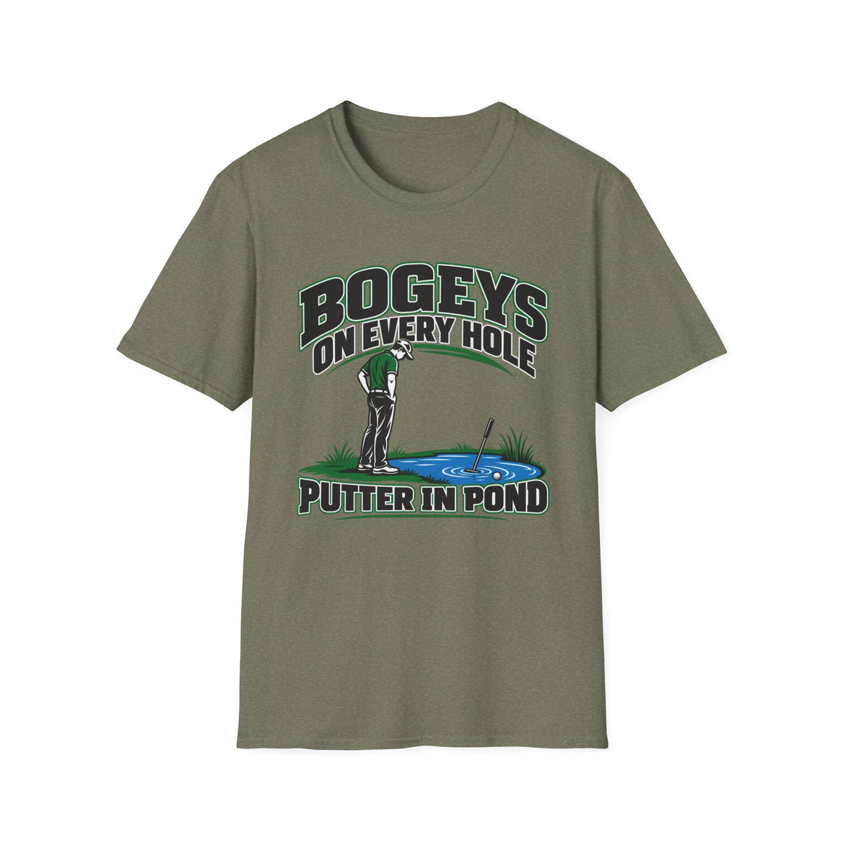 Bogeys on Every Hole; Putter in the Pond - Horizon Vintage Heathered Collection