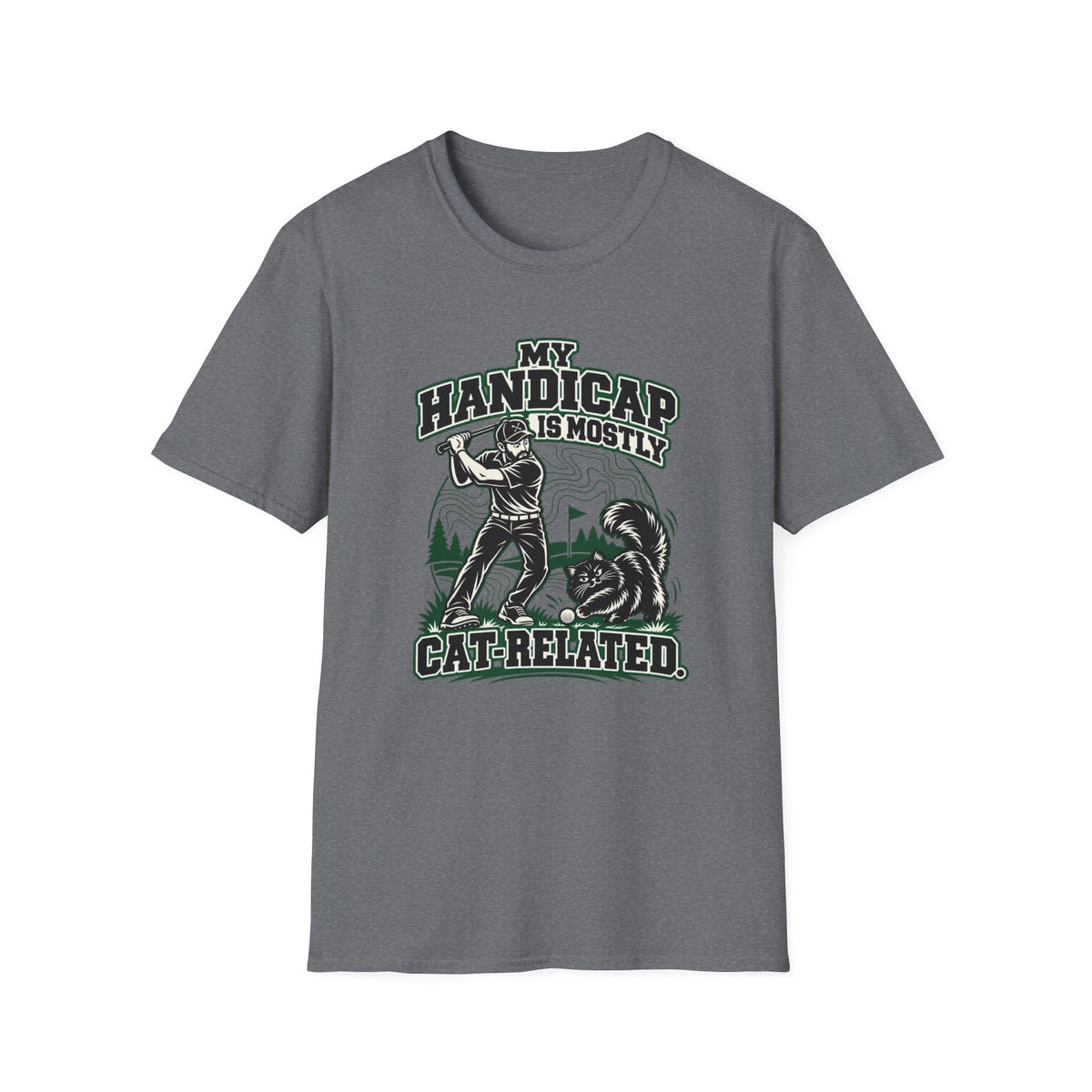 My Handicap is Cat Related! - Horizon Vintage Heathered Collection
