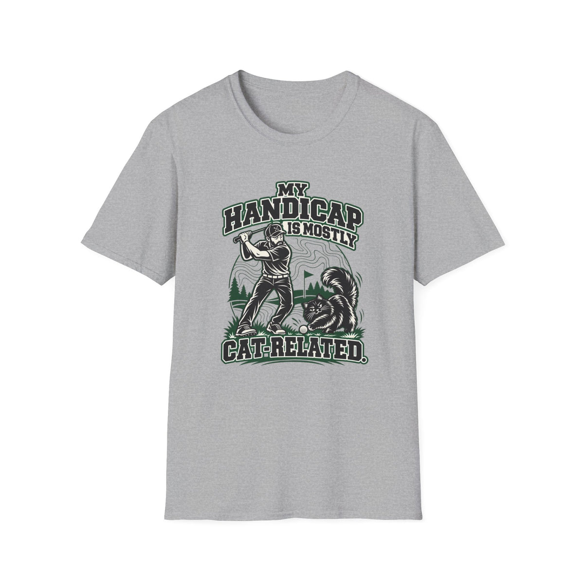 My Handicap is Cat Related! - Horizon Vintage Heathered Collection