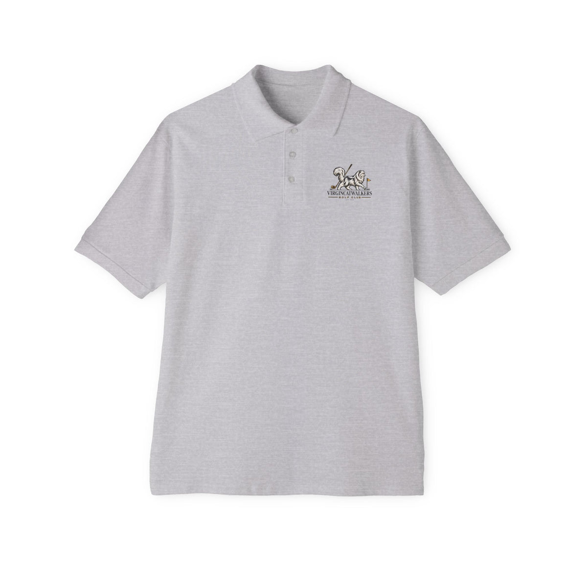 Classic Cattitude Crest —  Polo  L Chst DTG