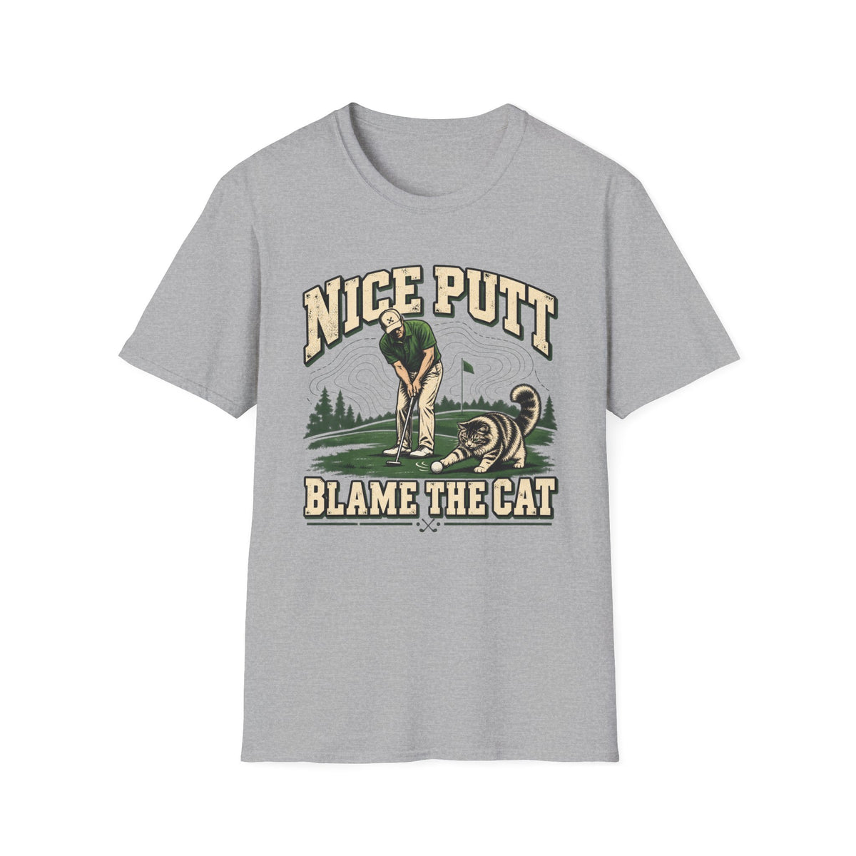 Nice Putt Blame the Cat - Horizon Vintage Heathered Collection