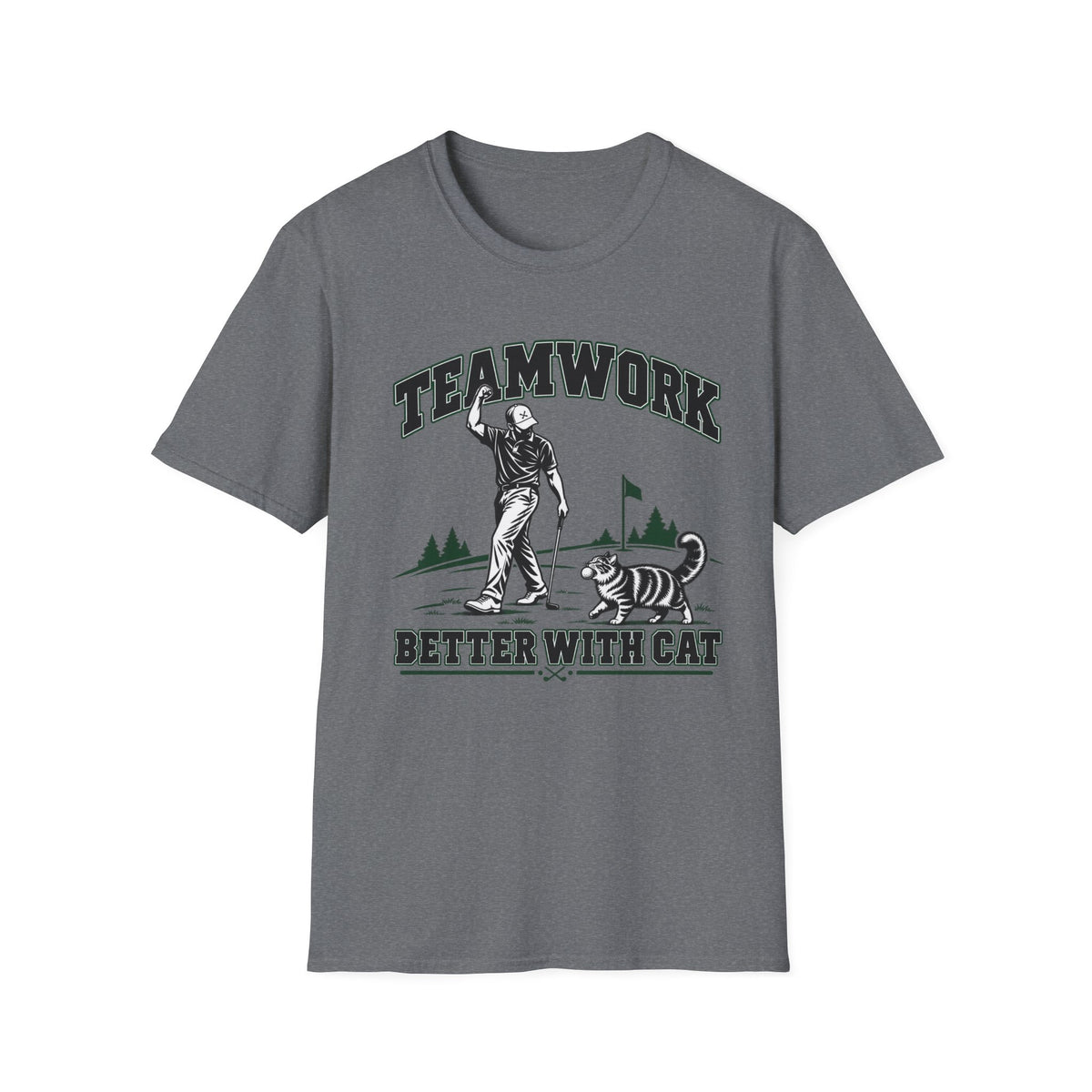 Teamwork is Better with Cat - Horizon Vintage Heathered Collection