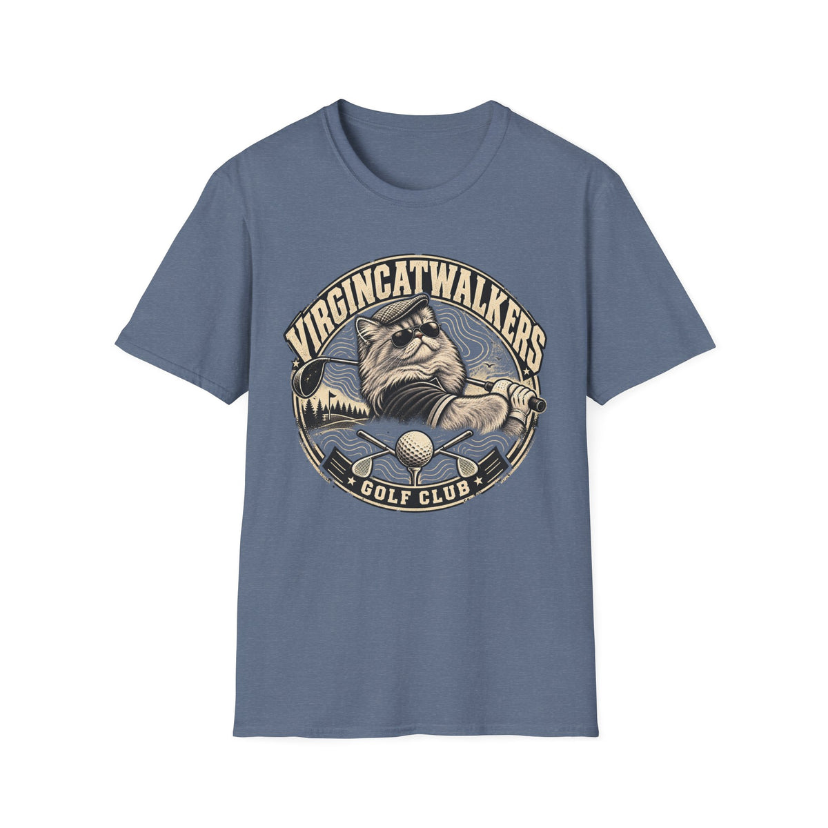VirginCatWalkers Golf Club Swinging Cool - Vintage Heathered Collection