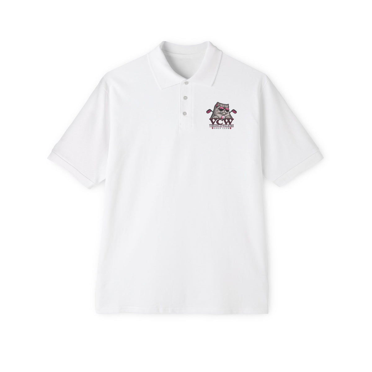 Feline Golf Crest —  Polo  L Chst DTG