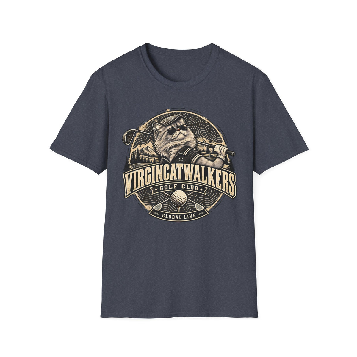 TikTok Live Cool Cat — Vintage Heathered Collection