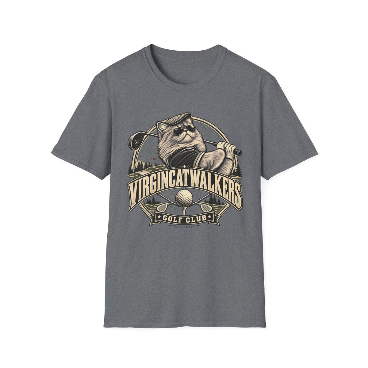 VirginCatWalker Golf Club Cool Cat — Vintage Heathered Collection