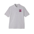 Pink TikTok Live Stream Golf Crest —  Polo  L Chst DTG