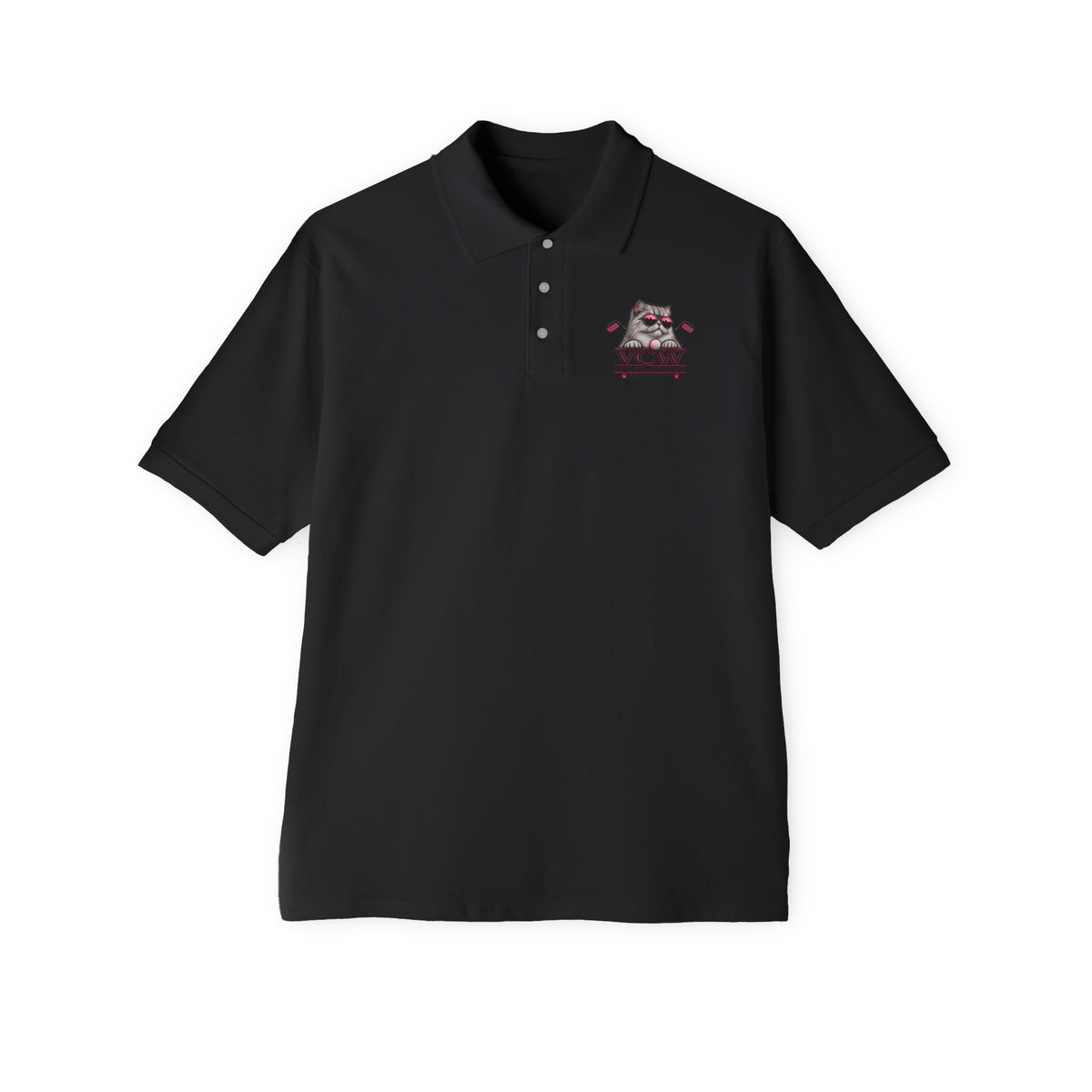 Feline Golf Crest —  Polo  L Chst DTG