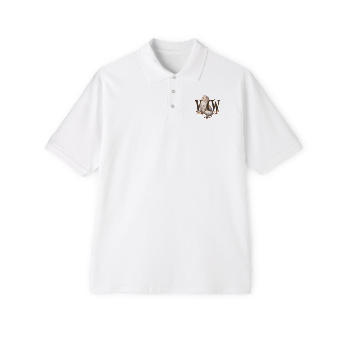 Elegant Persian VCW Crest —  Polo  L Chst DTG