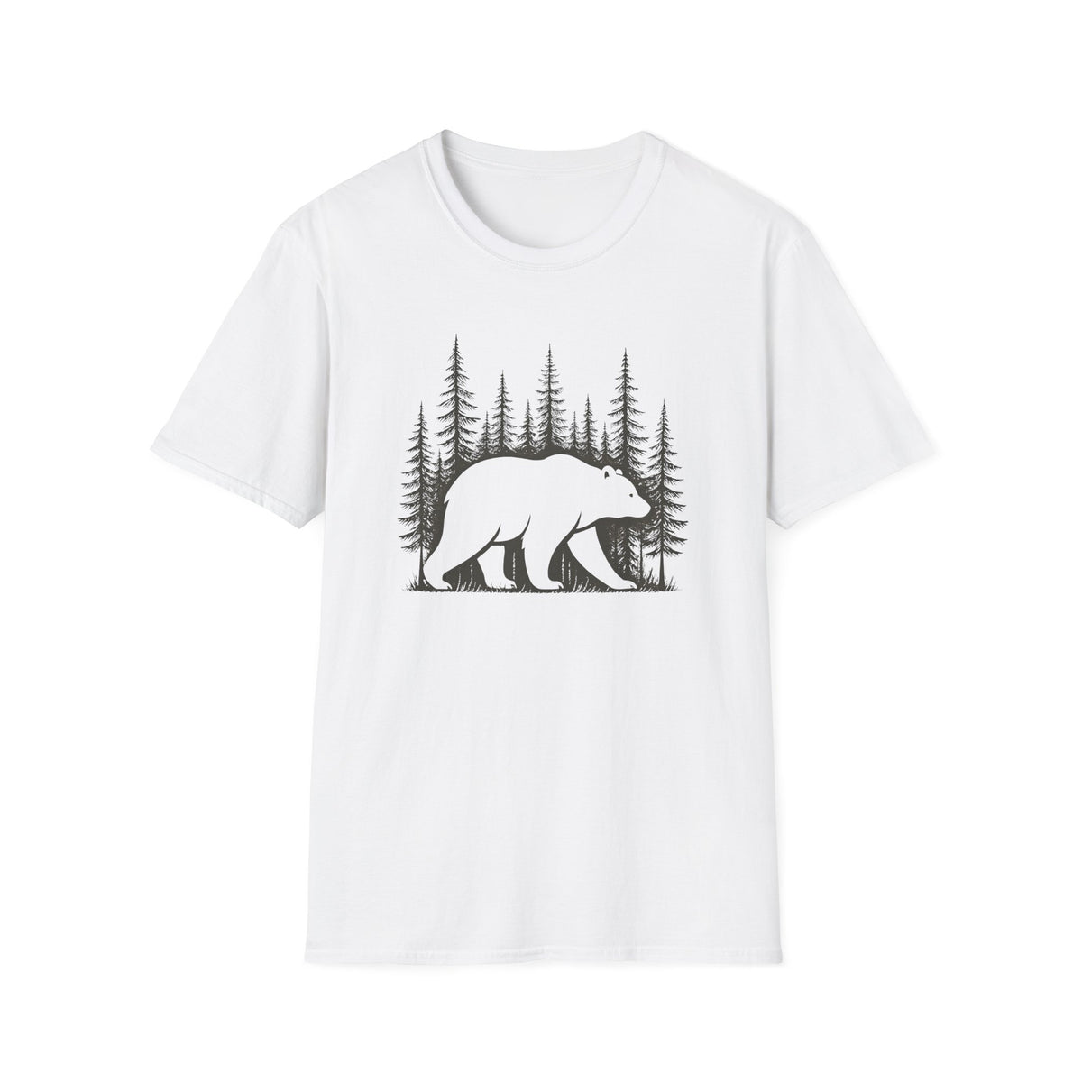 Forest Bear Silhouette T-Shirt