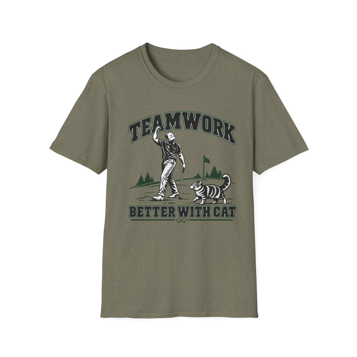 Teamwork is Better with Cat - Horizon Vintage Heathered Collection