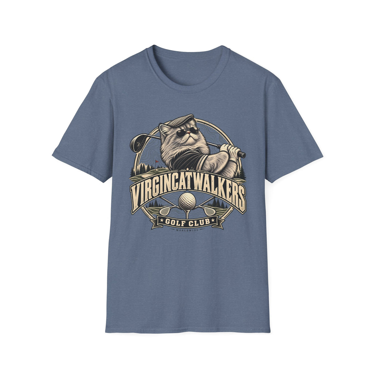 VirginCatWalker Golf Club Cool Cat — Vintage Heathered Collection