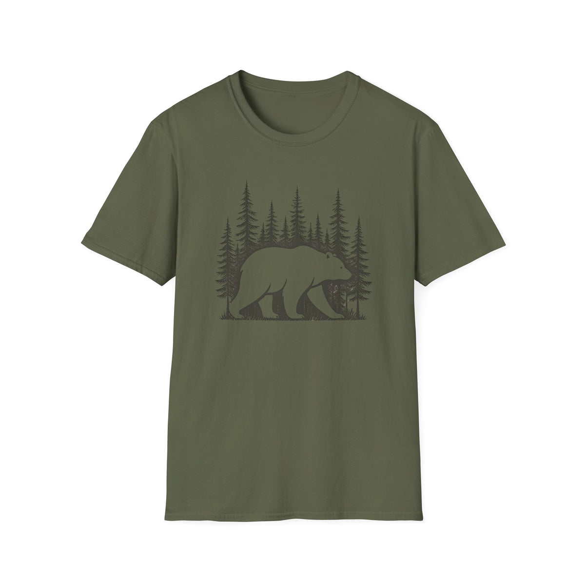 Forest Bear Silhouette T-Shirt