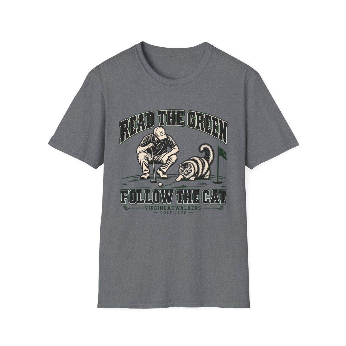 Read the Green Follow the Cat - Horizon Vintage Heathered Collection