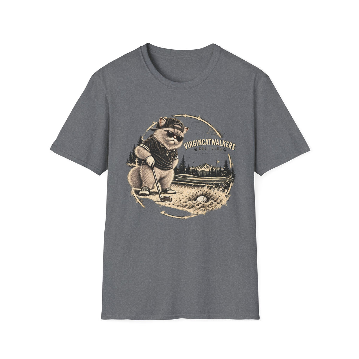 Mountain Swing Cattitude — Vintage Heathered Collection