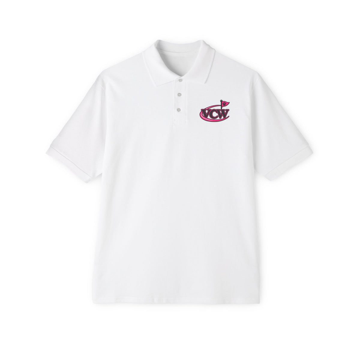 VCW Pink Flag Swing —  Polo  L Chest