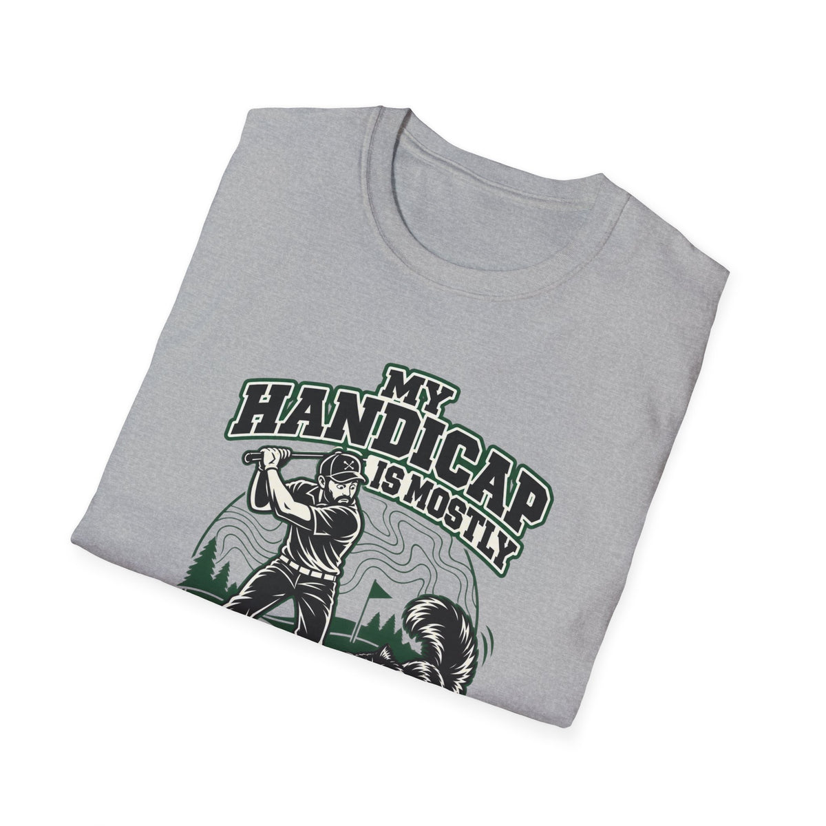 My Handicap is Cat Related! - Horizon Vintage Heathered Collection