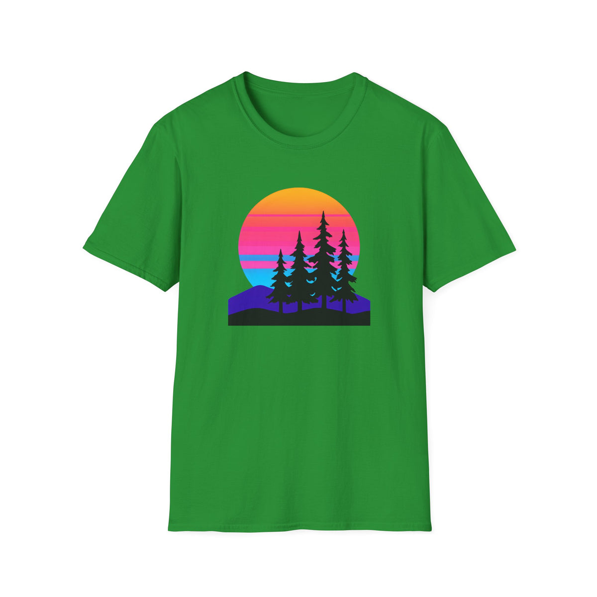 Sunset Pine Silhouettes T-Shirt