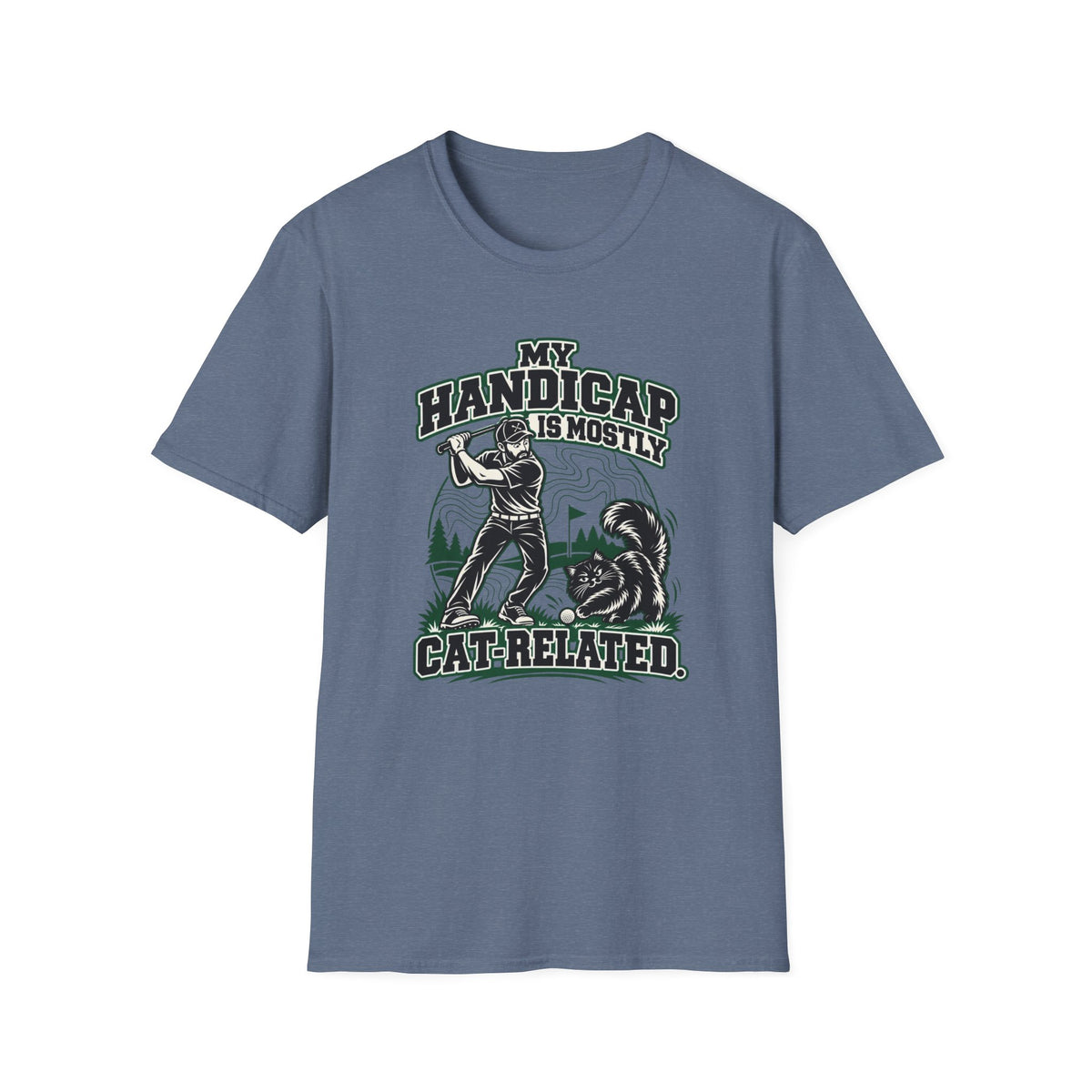 My Handicap is Cat Related! - Horizon Vintage Heathered Collection