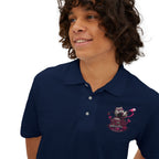 TikTok Live Stream Crest — DTG L Chst Polo Shirt