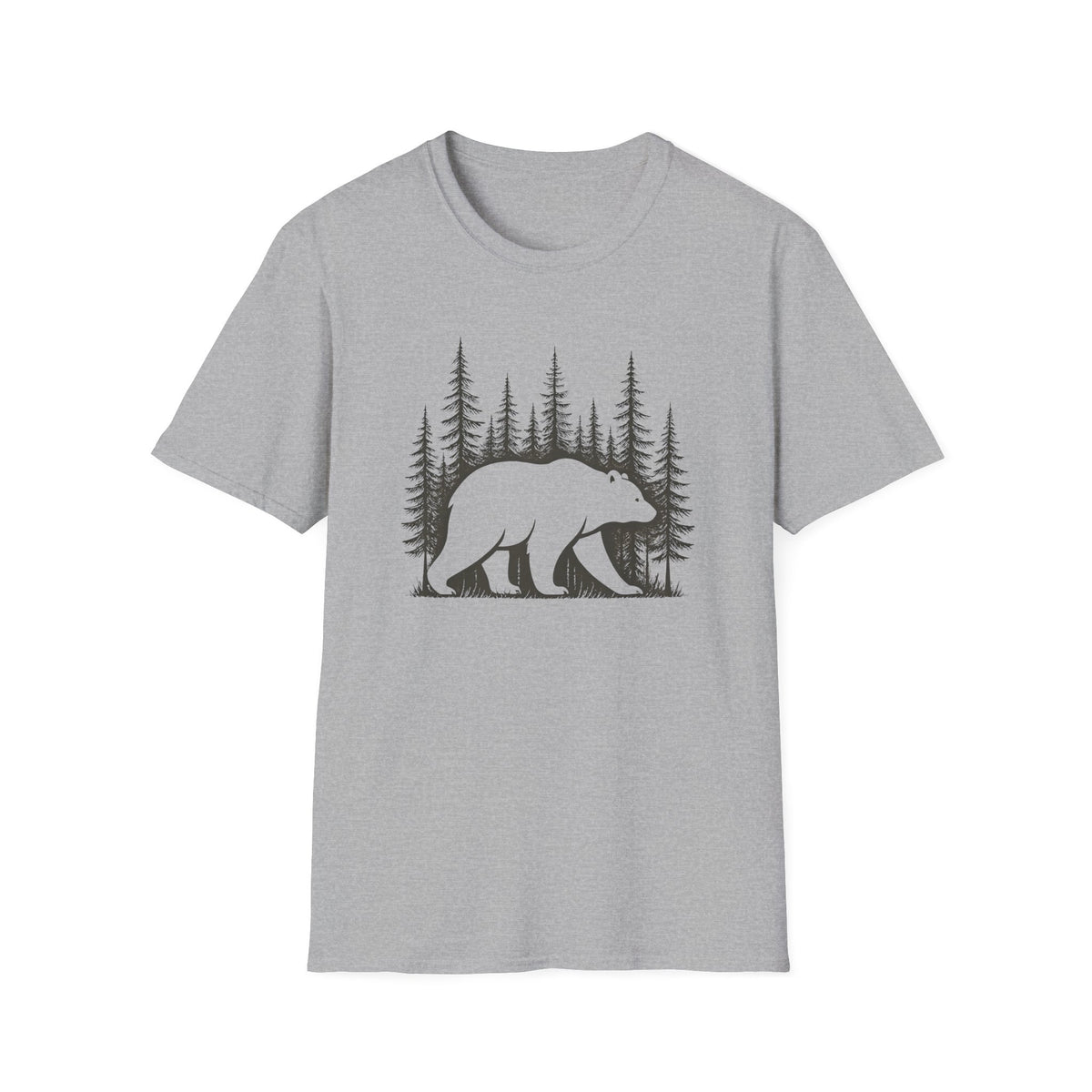 Forest Bear Silhouette T-Shirt