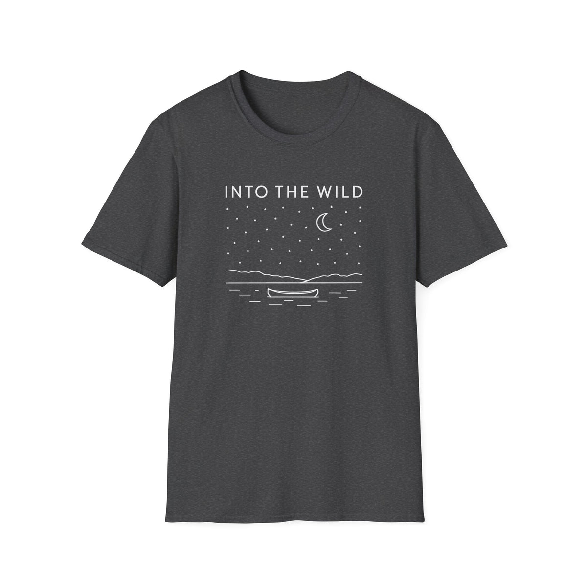 Moonlit Night Boat T-Shirt