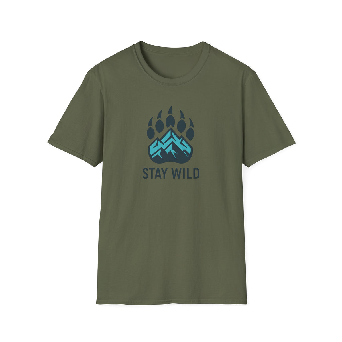 Stay Wild Mountain Emblem T-Shirt