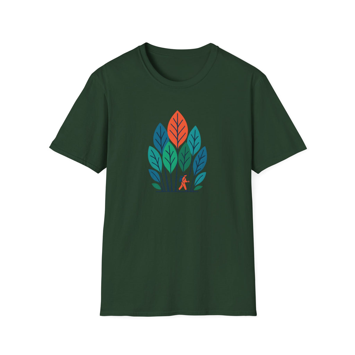 Hiker in Leaves T-Shirt