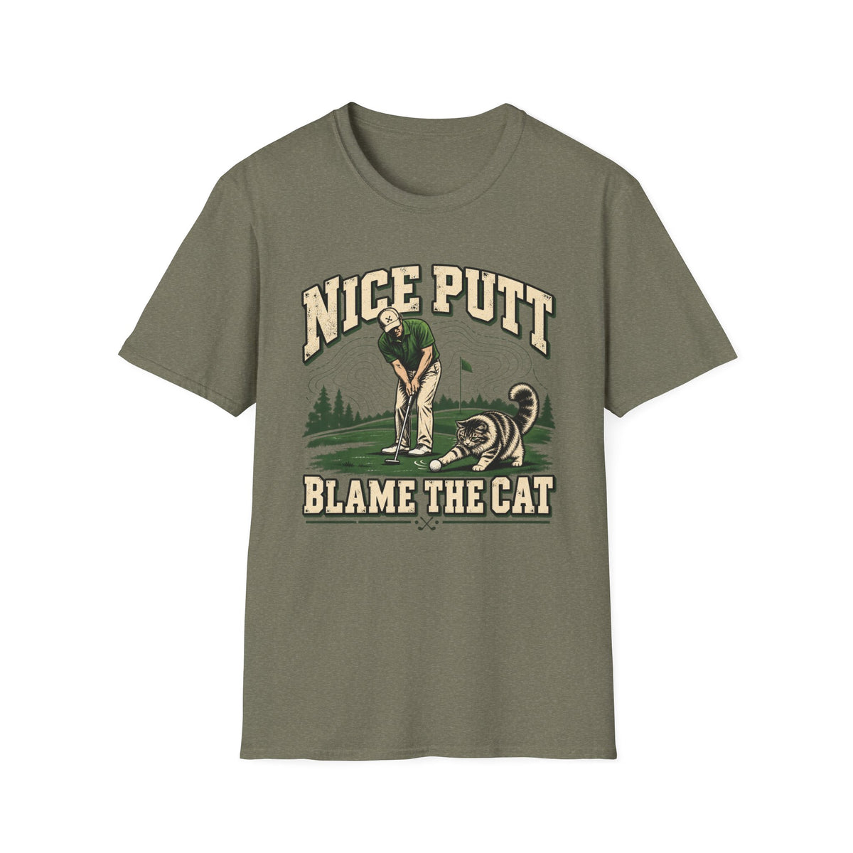 Nice Putt Blame the Cat - Horizon Vintage Heathered Collection