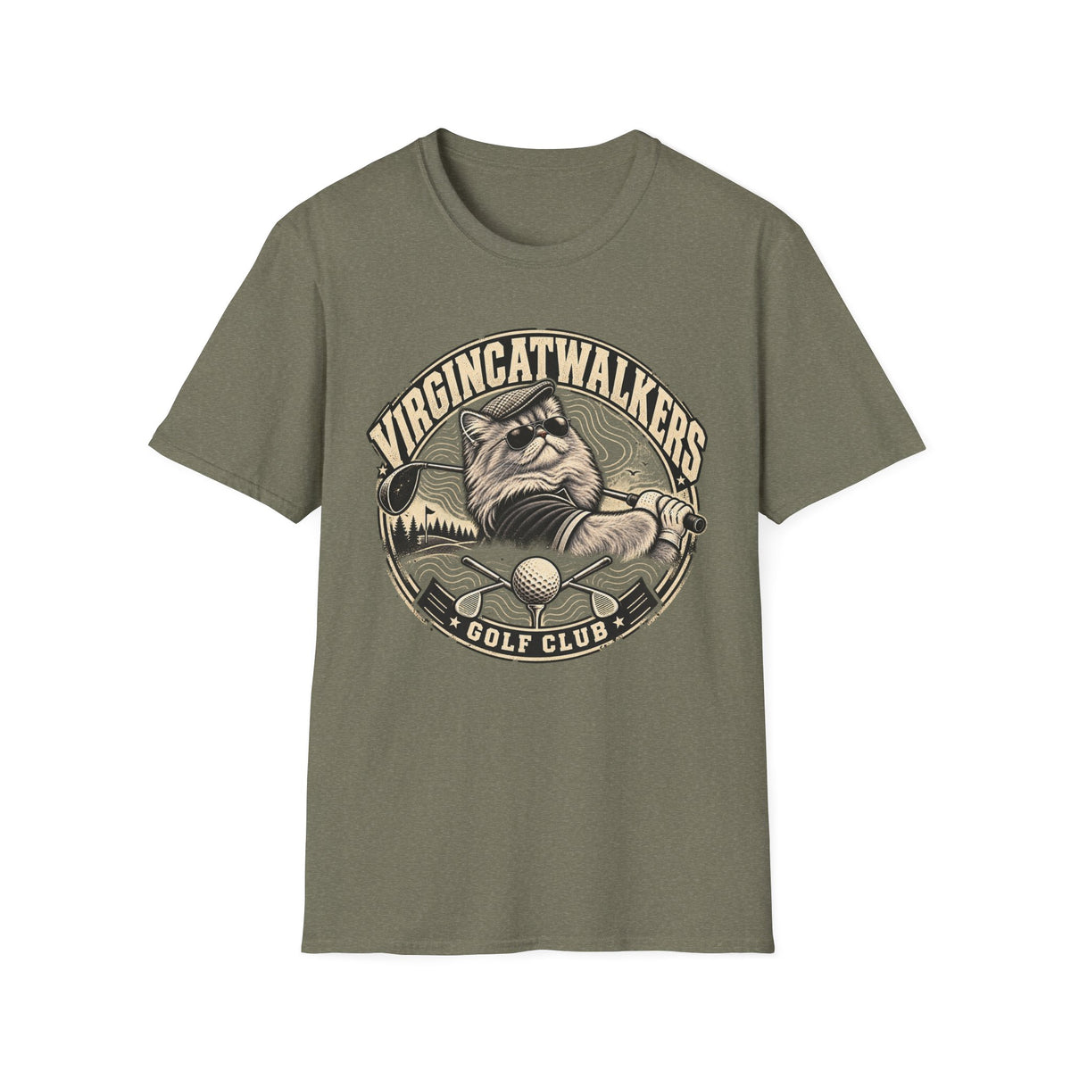 VirginCatWalkers Golf Club Swinging Cool - Vintage Heathered Collection