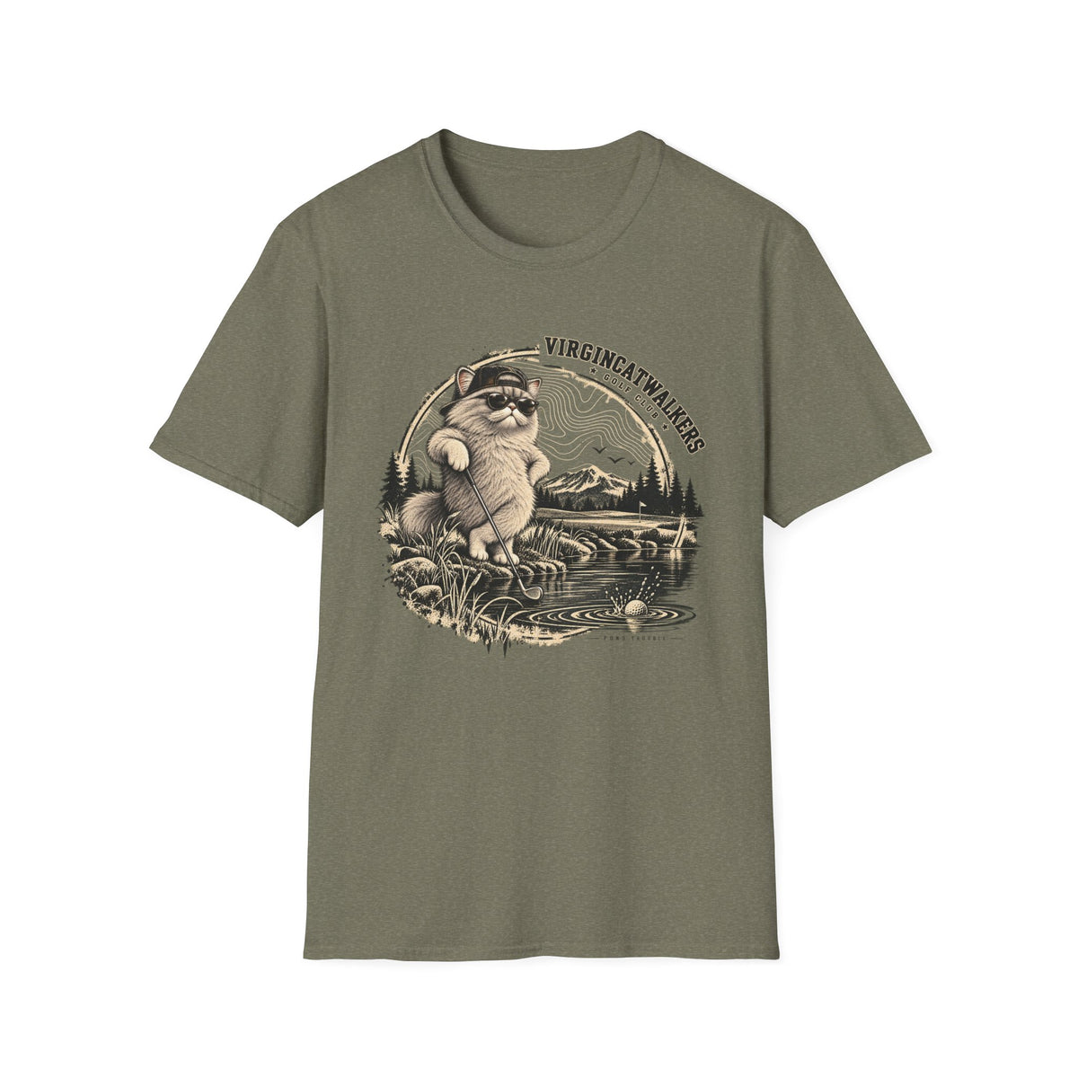 Pond Trouble — Vintage Heathered Collection