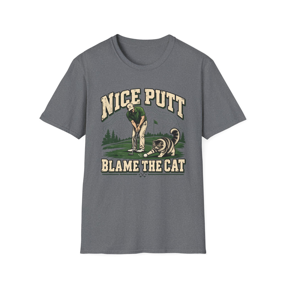 Nice Putt Blame the Cat - Horizon Vintage Heathered Collection