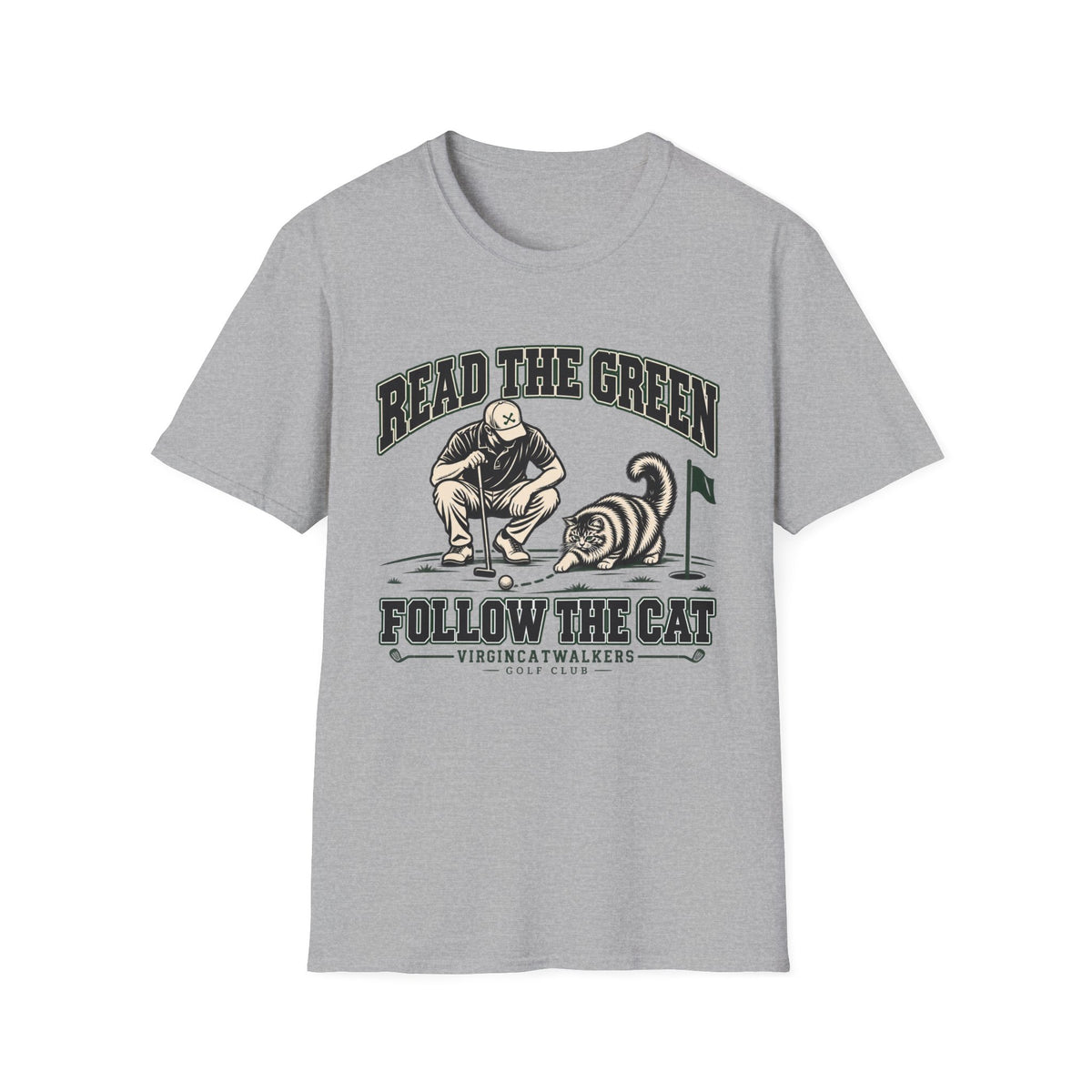 Read the Green Follow the Cat - Horizon Vintage Heathered Collection