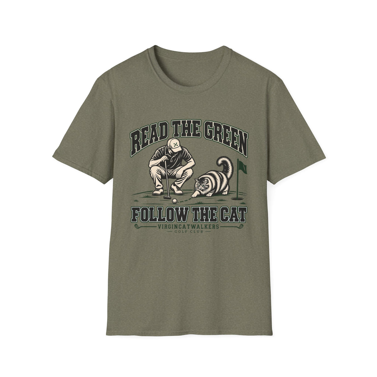 Read the Green Follow the Cat - Horizon Vintage Heathered Collection