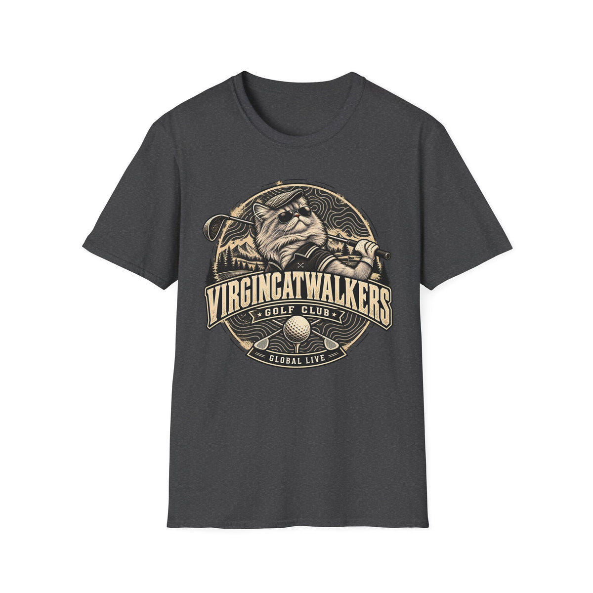 TikTok Live Cool Cat — Vintage Heathered Collection