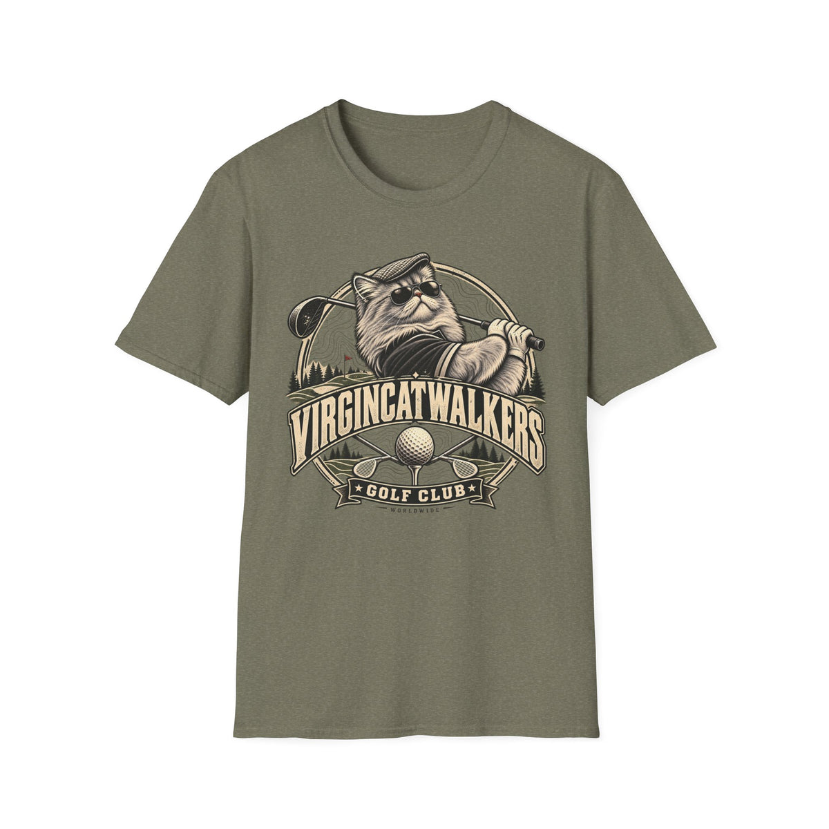 VirginCatWalker Golf Club Cool Cat — Vintage Heathered Collection