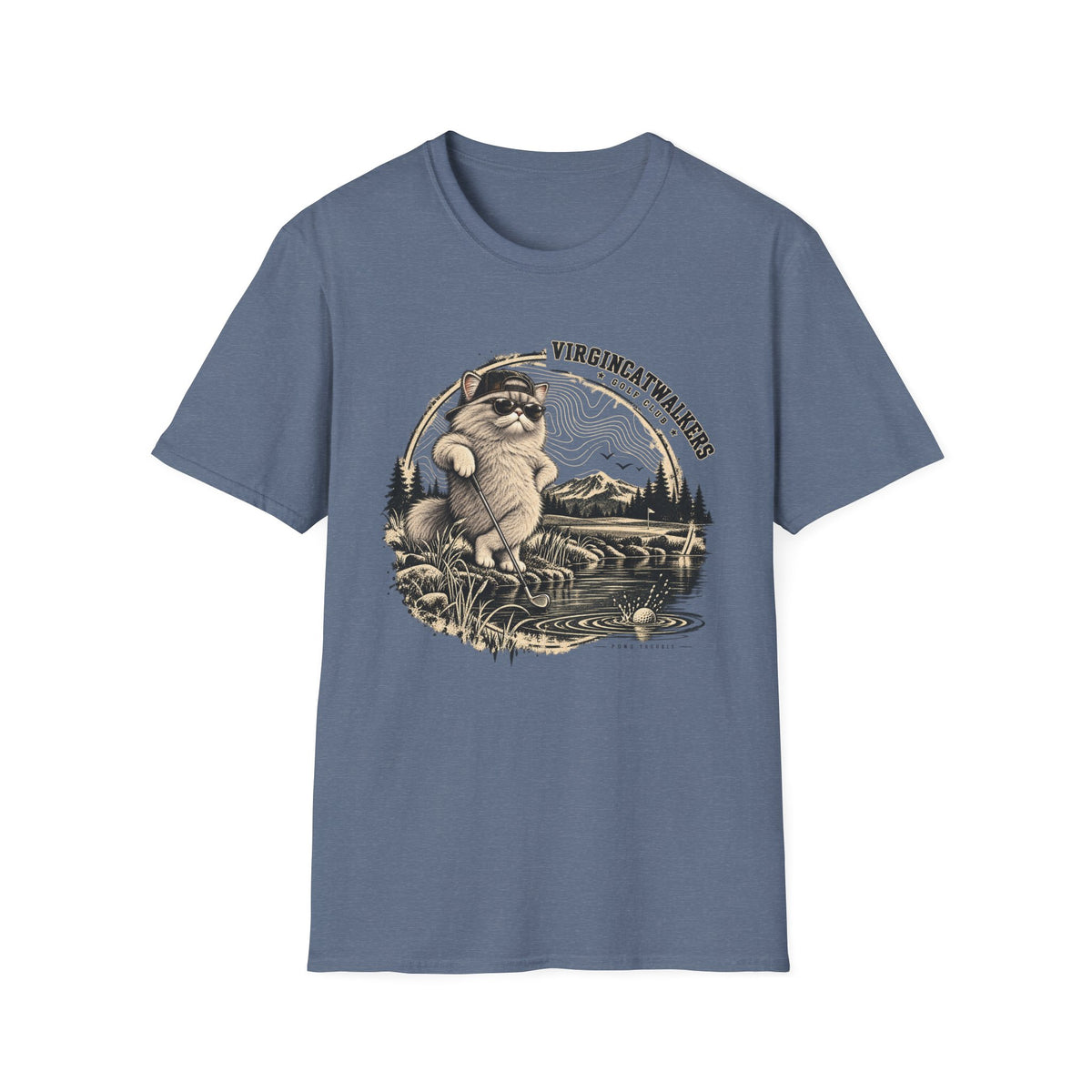 Pond Trouble — Vintage Heathered Collection