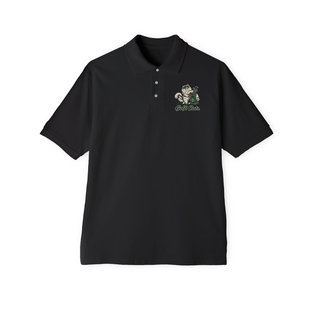 Golf. Cats. Crest —  Polo  L Chest