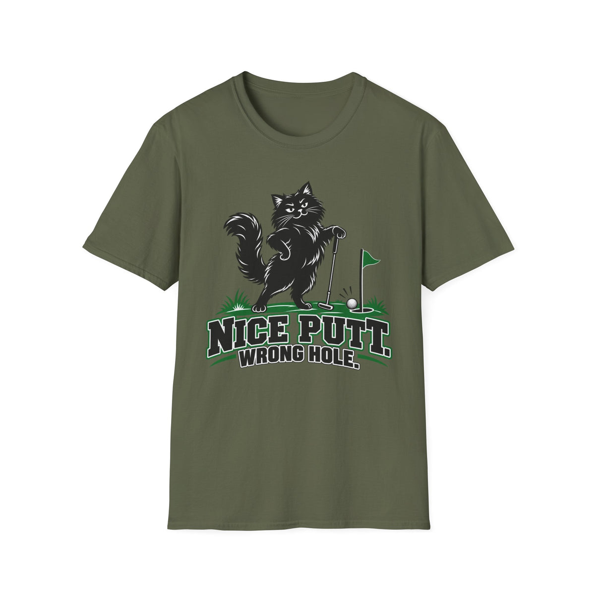 Nice Putt Wrong Hole- Golf & Cattitude Collection