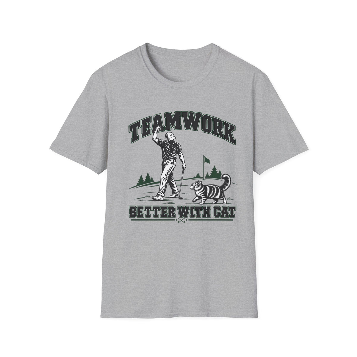Teamwork is Better with Cat - Horizon Vintage Heathered Collection