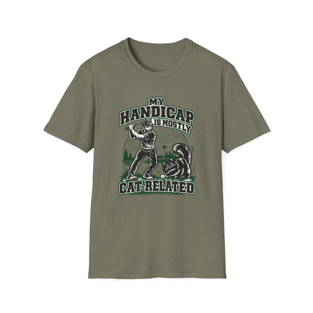 My Handicap is Cat Related! - Horizon Vintage Heathered Collection