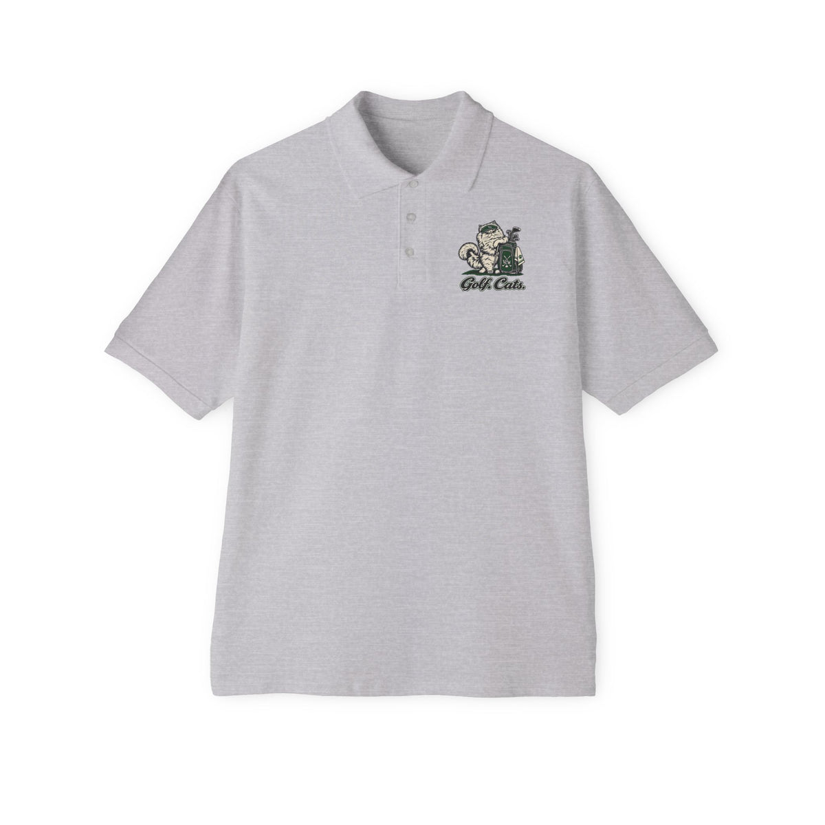 Golf. Cats. Crest —  Polo  L Chest