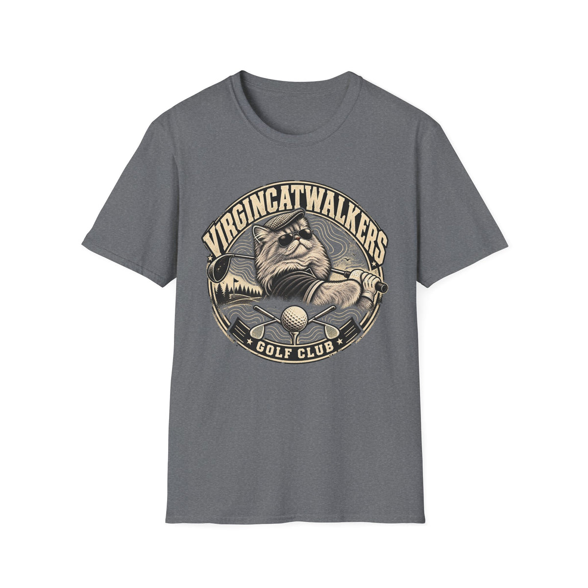 VirginCatWalkers Golf Club Swinging Cool - Vintage Heathered Collection