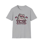 Pink Cattitude on the Fairway- Horizon Vintage Heathered Collection